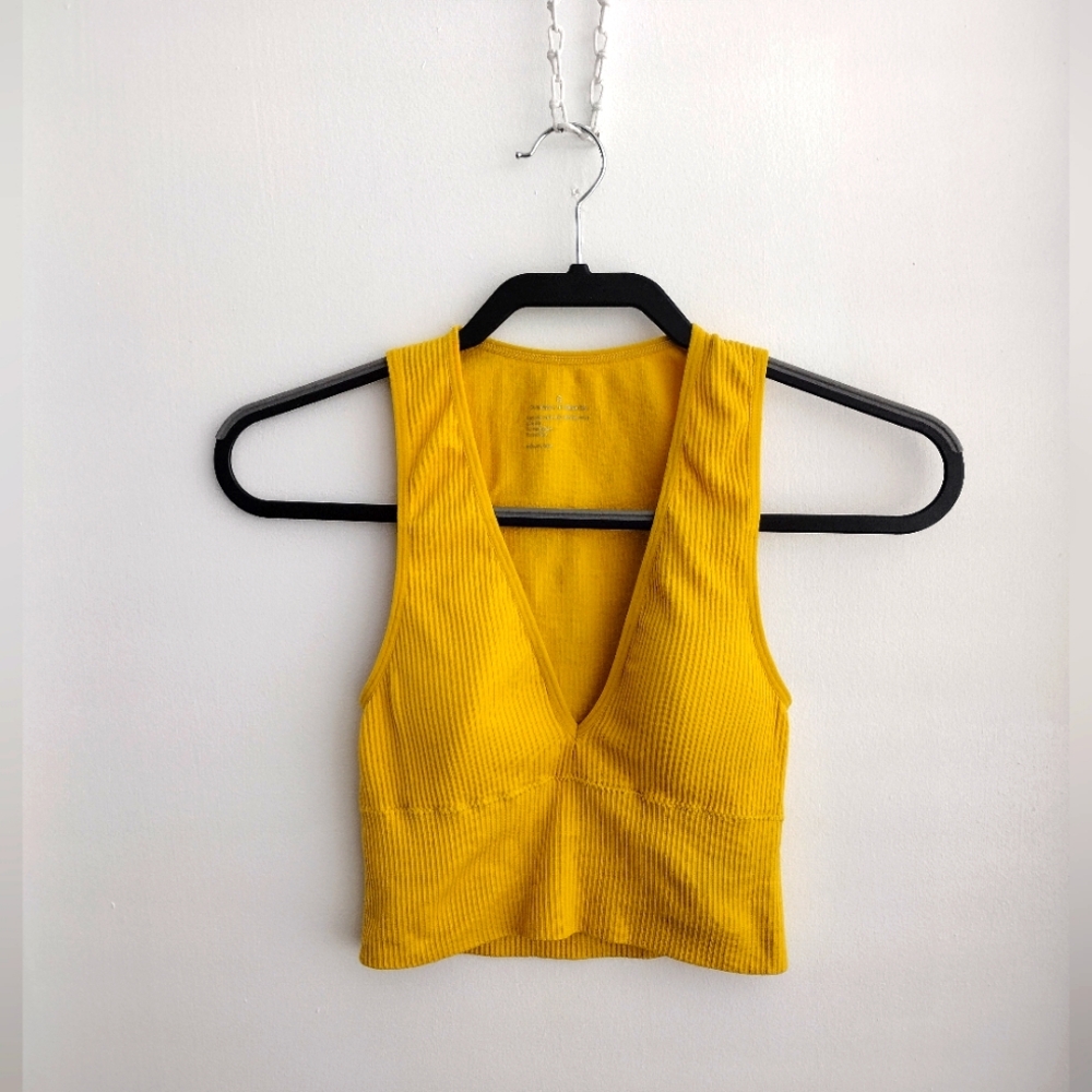 Yellow Crop Top